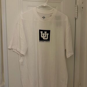 Utah Utes Under Armour White Men's T-Shirt